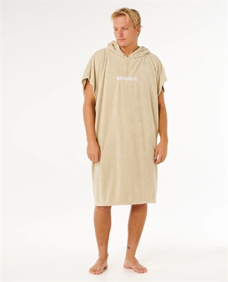 RIP CURL BRAND HOODED TOWEL khaki front